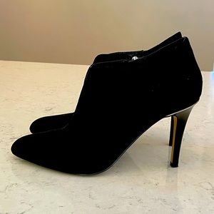 White House Black Market suede booties